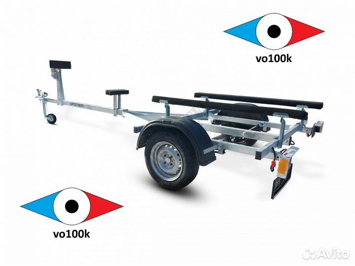 Прицеп лодочный аква 45 лайт 1020