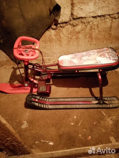 Детский снегокат 2500, самокат складной 2500