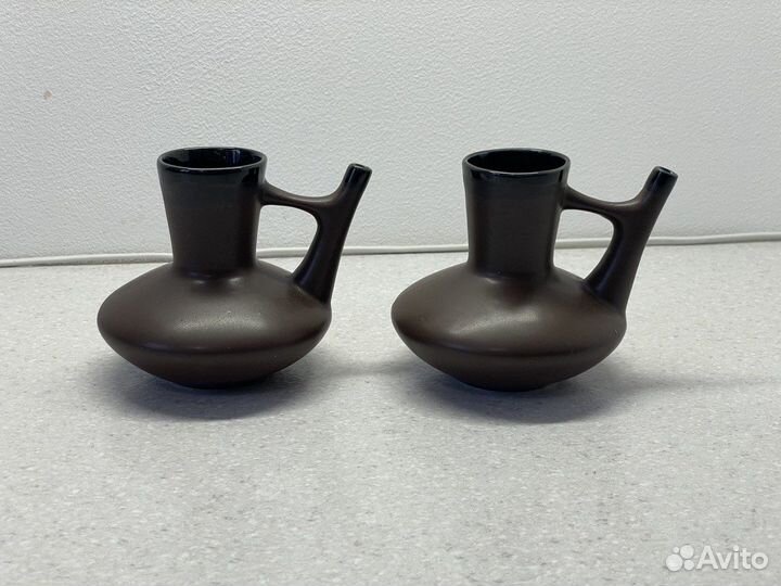 Оригинальные бокалы для вина глиняные