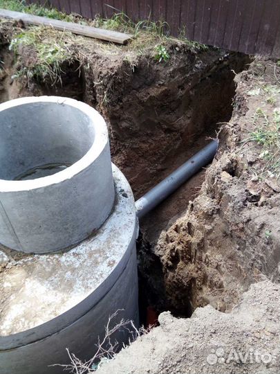 Канализация.Септик под ключ.Водопровод