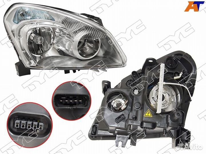 Фара nissan qashqai /dualis 06-10 RH под ксенон, п