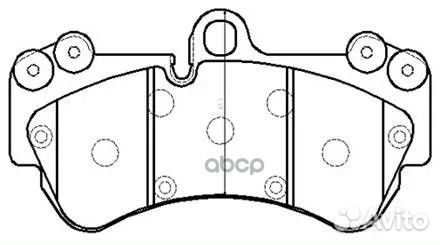 Колодки тормозные дисковые VW: Touareg (17 inch