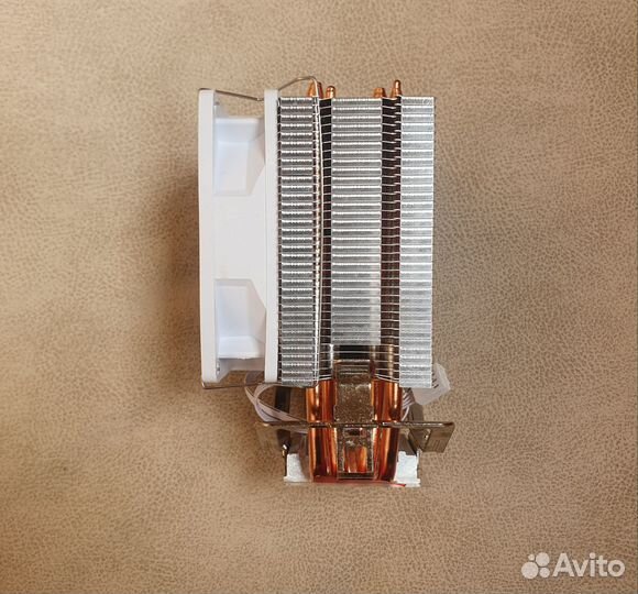 Кулер cpu на 4 трубки (белый) 4pin 1700,2011,AM4