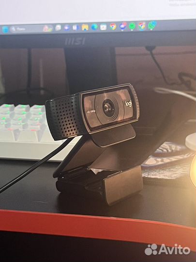 Веб-камера Logitech HD Pro Webcam C920, черный