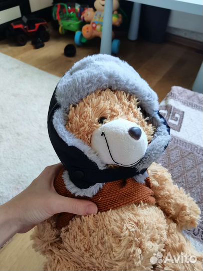 Шапка зимняя на мальчика 48 ушанка