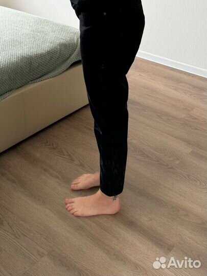 Джинсы черные pull&bear