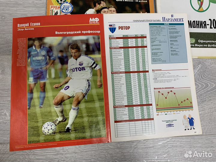 Программки матчей Ротор (Волгоград)