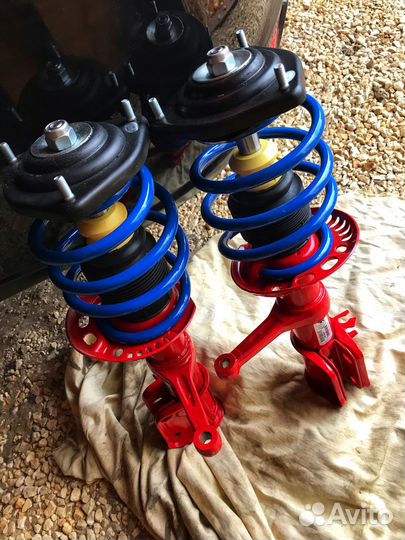 Стойки передние Приора с занижением