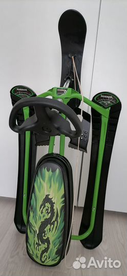 Снегокат с мягким сиденьем Torneo