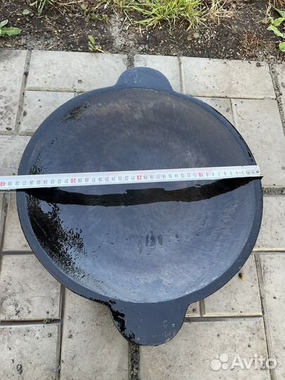 Сковорода садж чугунный