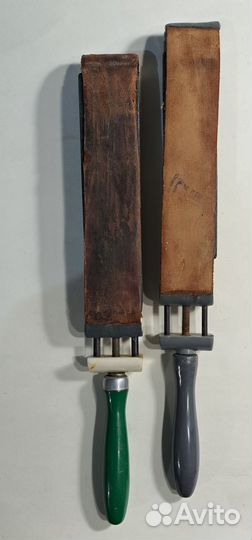 Ремень кожаный для правки опасных бритв СССР