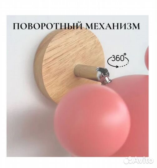 Настенный светильник бра, ночник в детскую