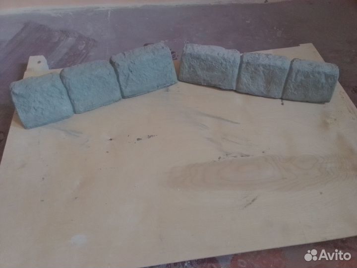 Декоративный камень из бетона. Для интерьера