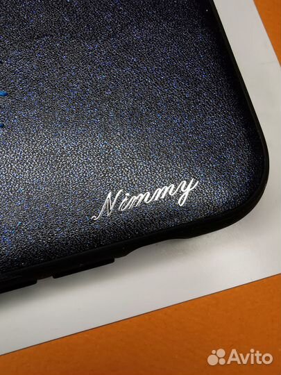 Защитный чехол-накладка для iPhone X с вышивкой 3D