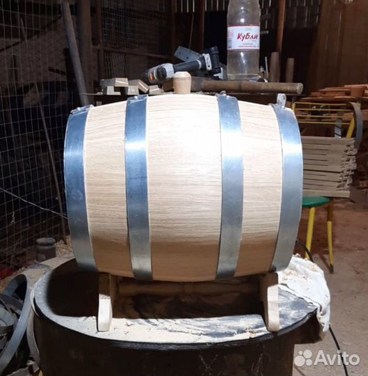 Бочка дубовая 20л. Средний обж