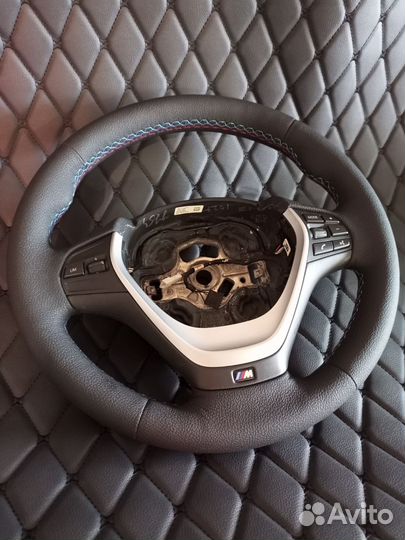 Перетяжка рулей и элементов салона автомобиля