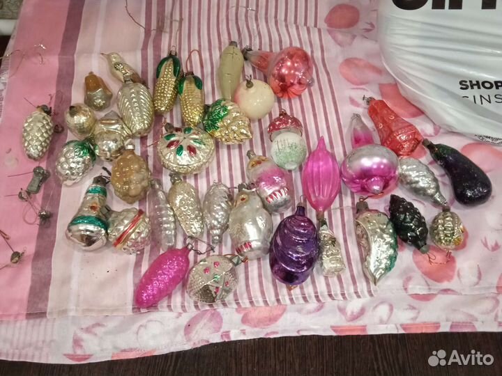 Елочные игрушки СССР