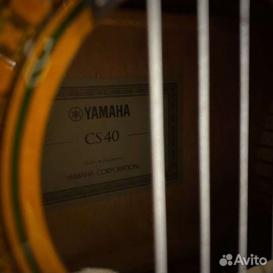 Yamaha CS40 классическая гитара 3/4 (новая)