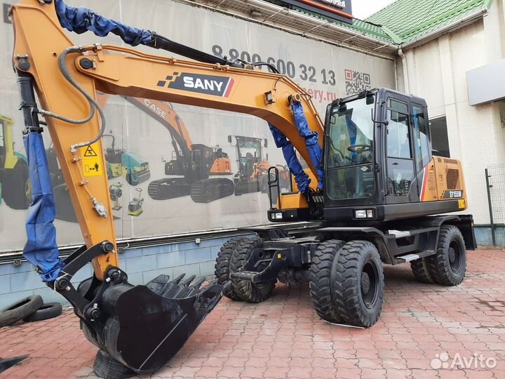 Колёсный экскаватор Sany SY155W, 2022