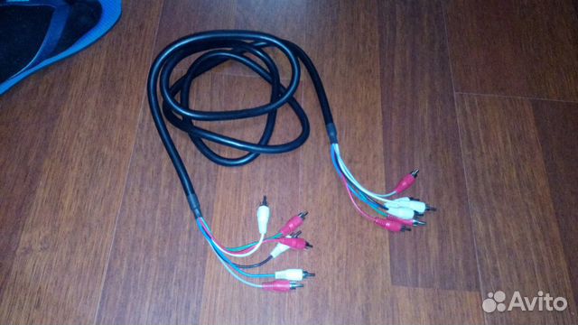 Кабель тюльпан папа-папа