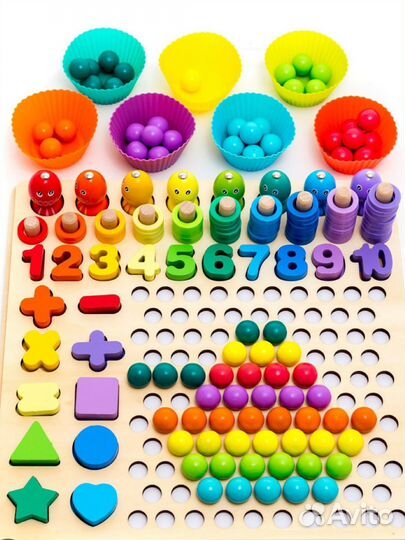 Деревянные развивающие игрушки