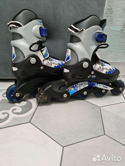 Роликовые коньки детские раздвижные