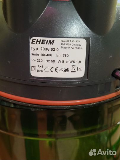 Eheim Ecco Pro 300 - внешний фильтр для аквариумов
