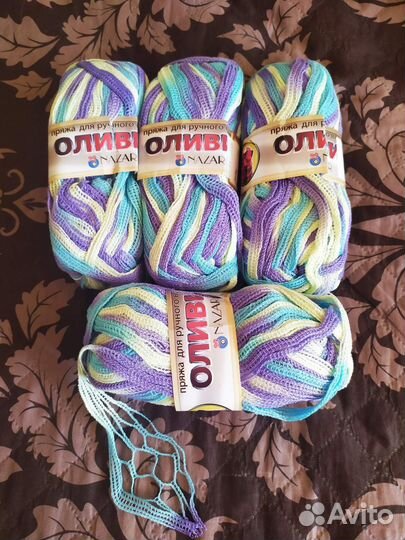 Фантазийная пряжа для ручного вязания Турция