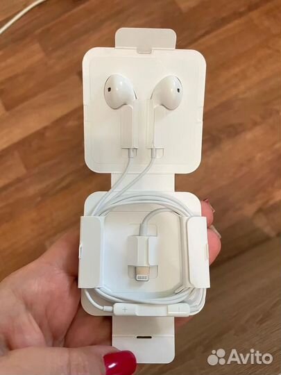 Наушники apple earpods lightning