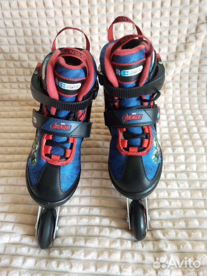 Роликовые коньки детские раздвижные