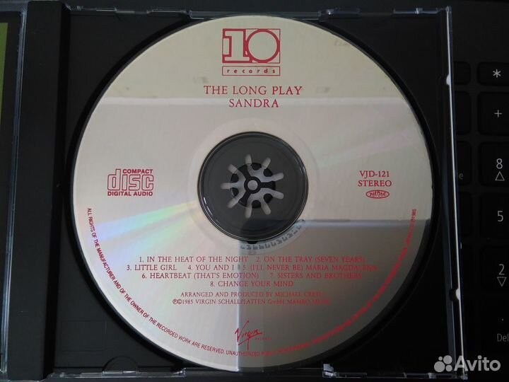 CD Sandra – The long play (1985)