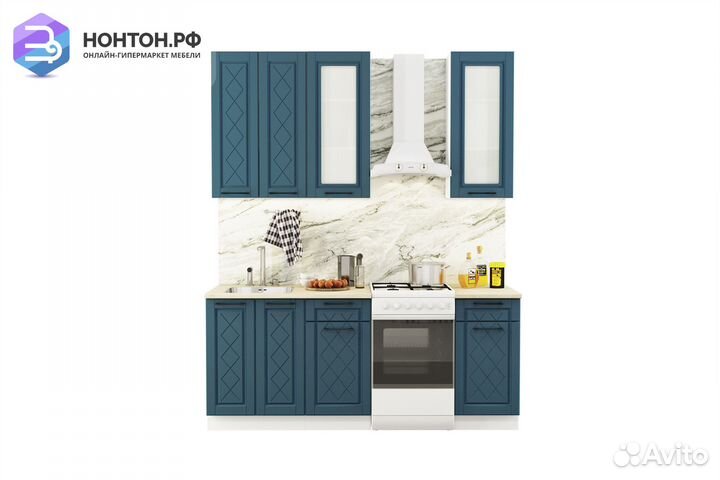 Кухня Барселона 1.4 м морское дерево