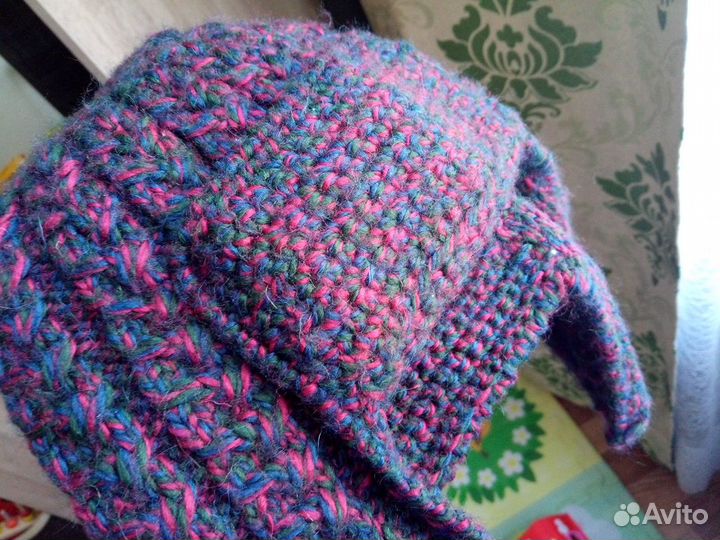 Шапка и шарф вязаные