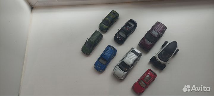 Машинки металлические пакетом