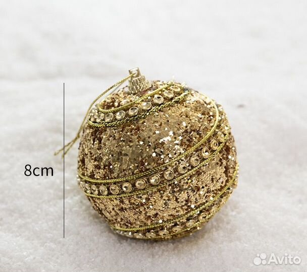 Набор елочных игрушек ручной работы