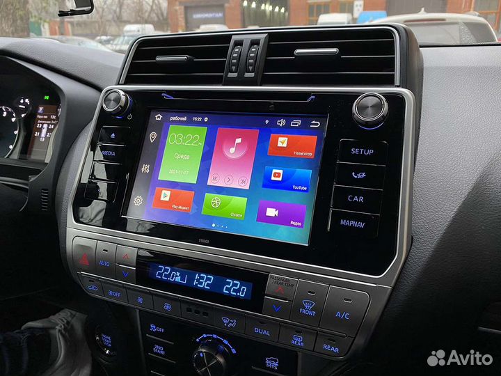 Блок Android Toyota Prado