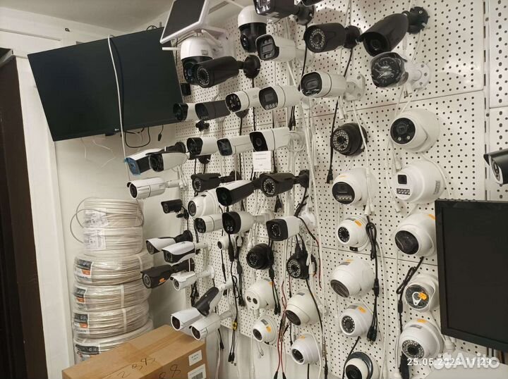 Монтаж видеонаблюдения, охранной и пожарной сигна