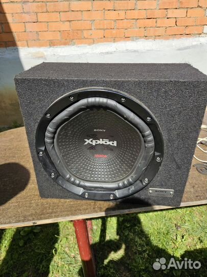 Сабвуфер Sony xplod 1800w