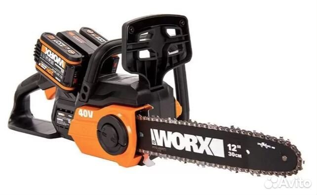 Пила цепная аккумулят Worx WG381E 40V Li cordless