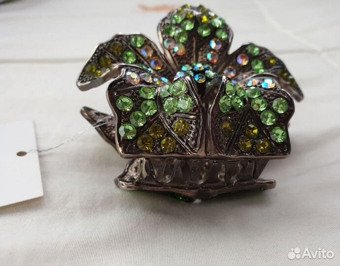 Заколка крабик металлическая корейская