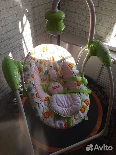 Детские качели шезлонг