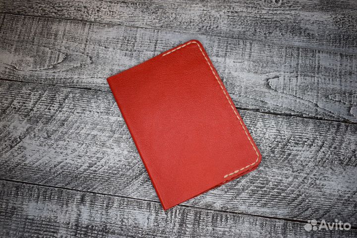Обложка на паспорт, документы Классика ручной рабо