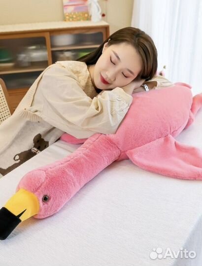 Фламинго мягкий 130 см Новый