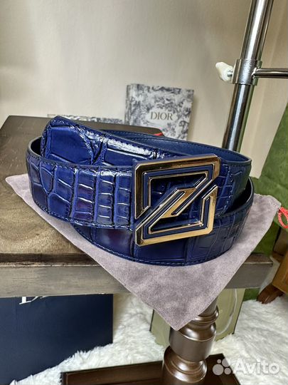 Ремень мужской Zilli кожа