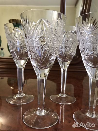 Фужеры хрустальные СССР