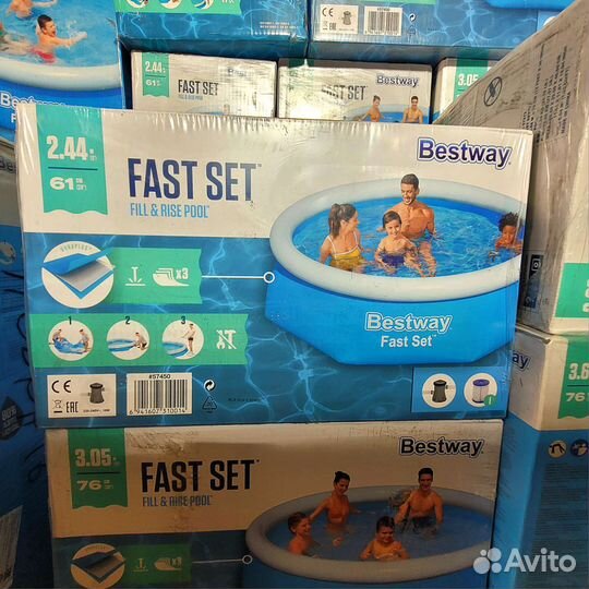 Бассейн Надувной бэствэй, Интекс 183,244,305,366