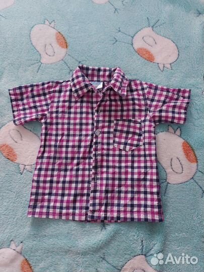 Рубашка для мальчика 74