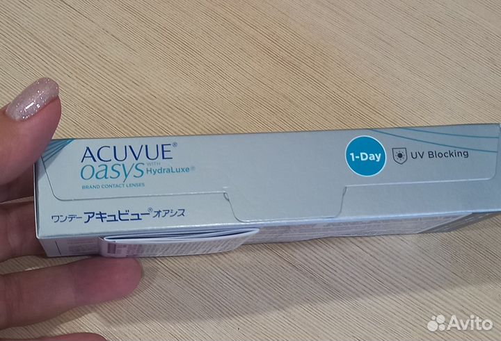 Линзы acuvue oasys -0,75