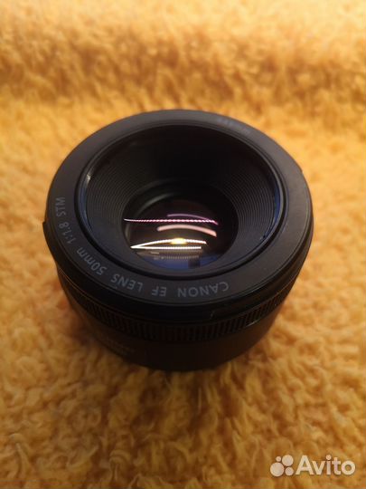 Объектив canon 50mm 1 8 stm