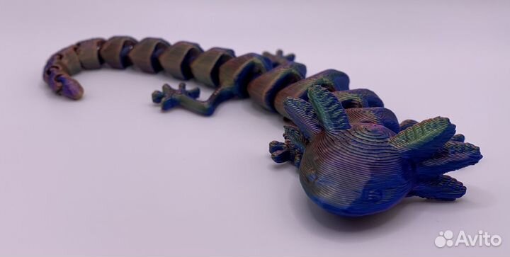 Игрушка подвижная детская Аксолотль 18 см